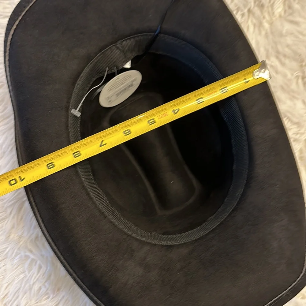 NWT Altar’s State Black Embellished Cowboy girl hat